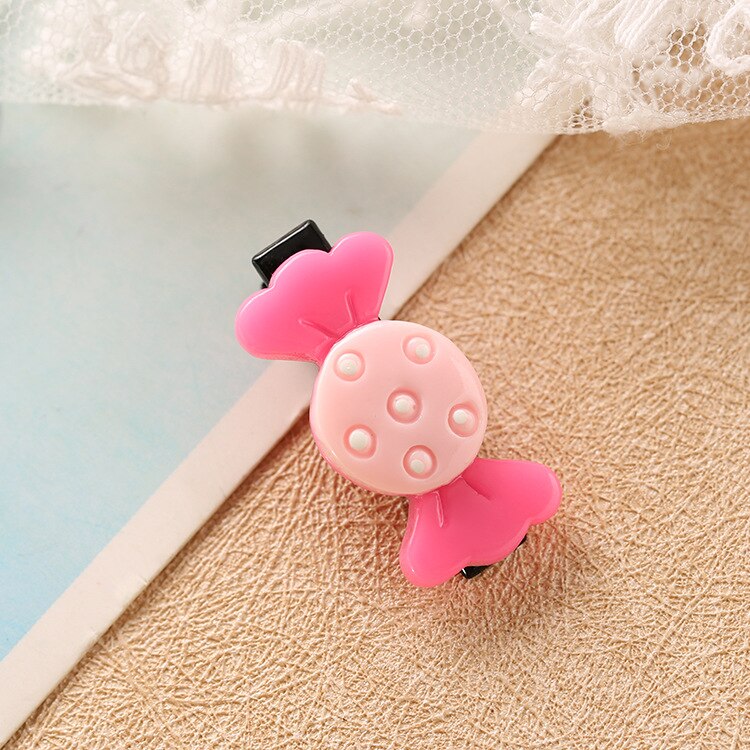 Accesorios para el cabello para niña, pinzas para el pelo con lazo de punto caramelo para niña, horquilla para niña, accesorios para el cabello para niña, lazos, 10 Uds.