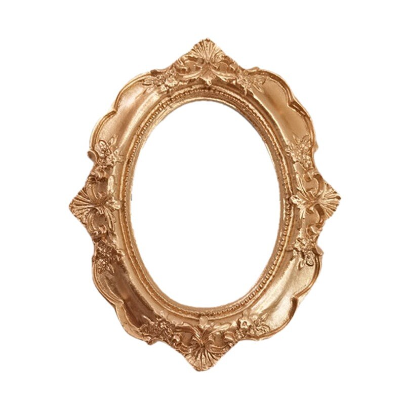 Ins Golden Retro Small Photo Frame Decoration Photo Props Frame Ornaments: J2