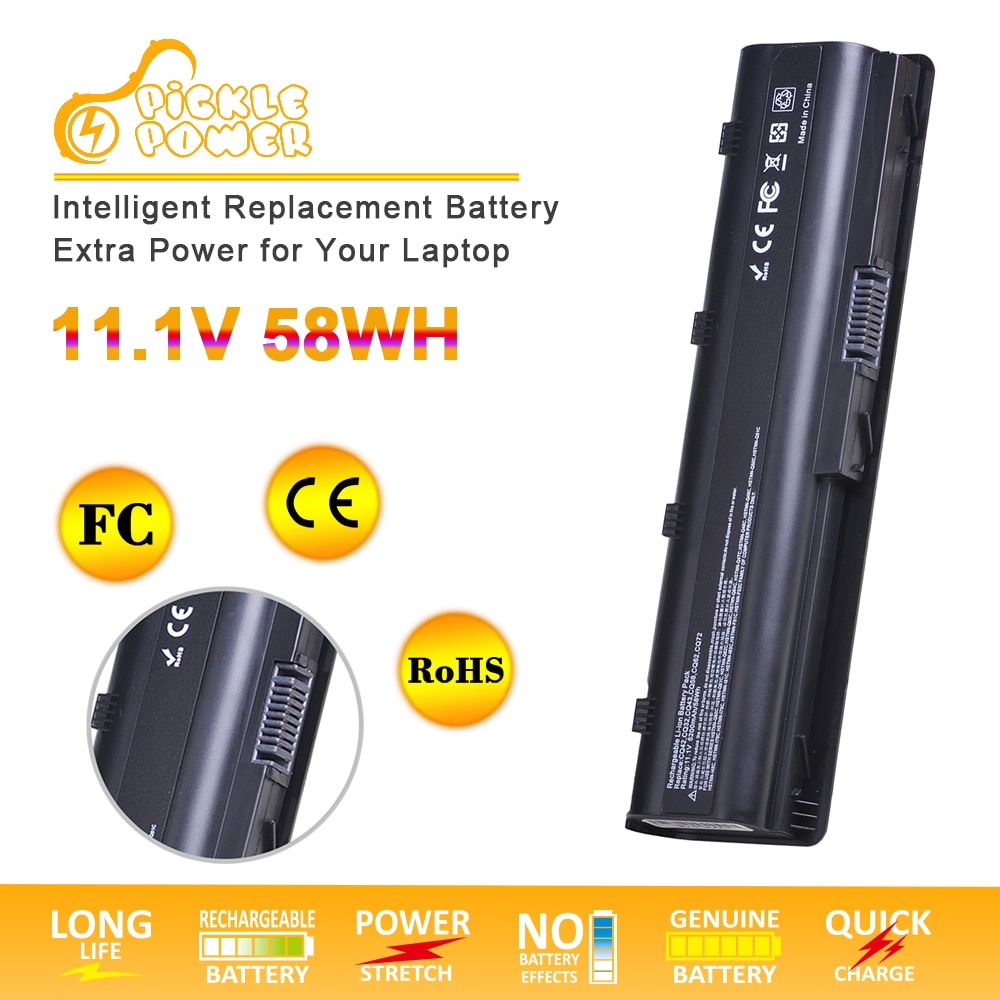 6 Cells 5200mAh DM4 Laptop Batteries for HP Pavilion CQ42 CQ32 G42 CQ43 G32 DV6 G4 G6 G7 Batteries 593553-001 MU06