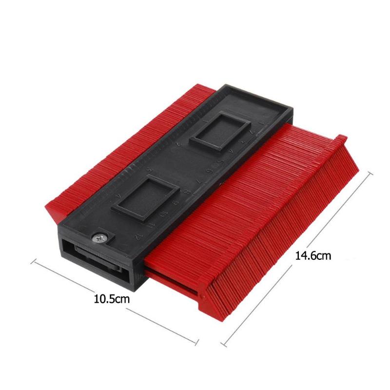 20 Inch Plastic Profile Copy Gauge Contour Gauge Duplicator Tiles Wood Marking Tool Tiling Laminate Tool Floor Measuring Tool: 5 Inch