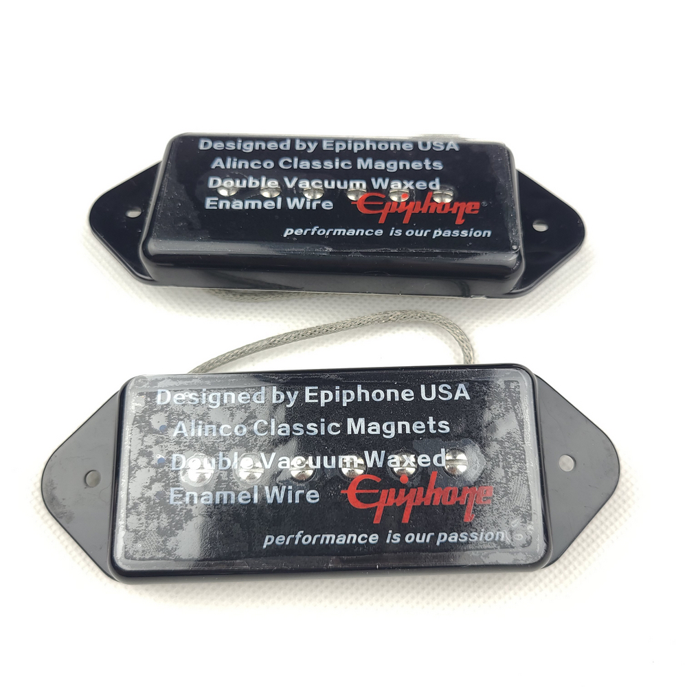Epiphone Black Alnico Pickups Low Gauss Iconisch Geluid P90 Dogear Stijl Single Coil Bridge Pickup voor SG/LP Elektrische Gitaar