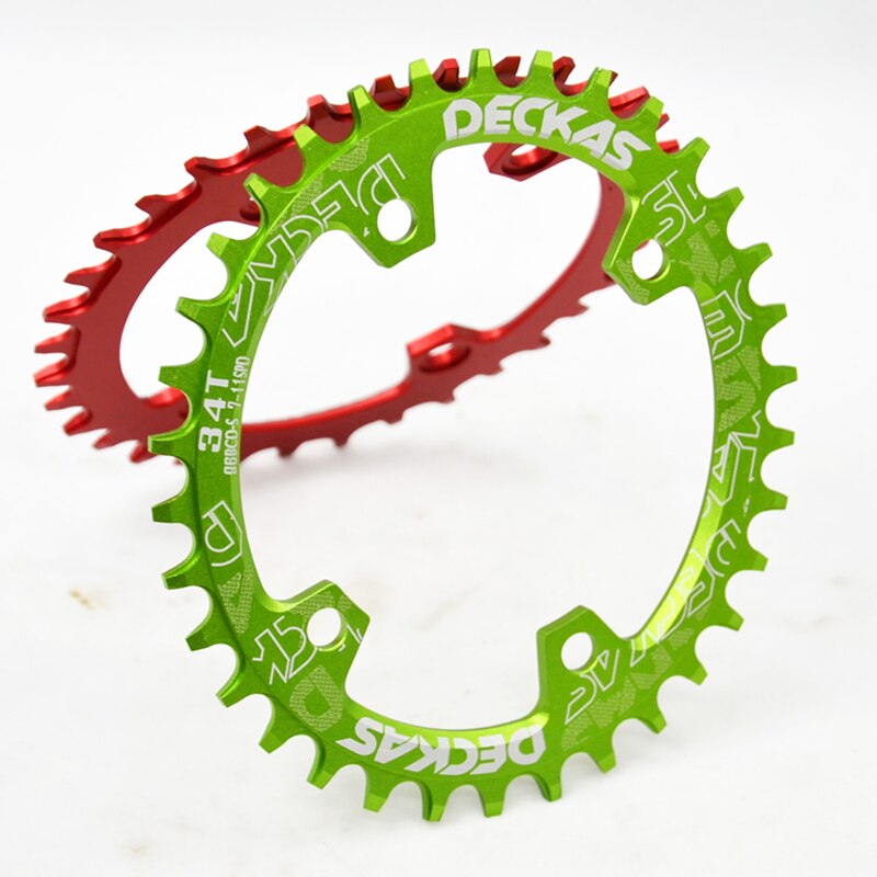 Deckas ovaal kettingblad mtb mountainbike fiets kettingblad bcd 96mm 32/34/36/38t plaat 96 bcd voor 7-11 speed  m7000 m8000 m9000