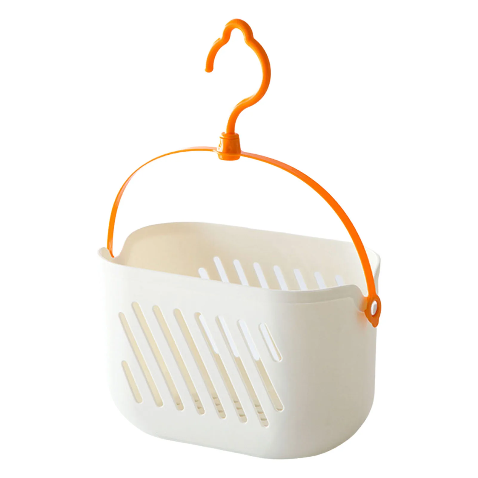 Cestas colgantes para ducha, artículos de tocador, baño, cocina, organizador de esquina para bañera, ganchos para dormitorio, cesta de almacenamiento colgante con gancho: Bronce