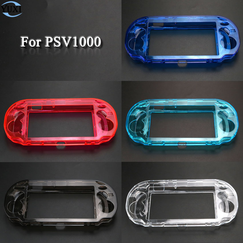 YuXi Clear Hard Case Transparant Beschermhoes Shell Skin voor Sony psv1000 Psvita PS Vita PSV 1000 Crystal Body Protector