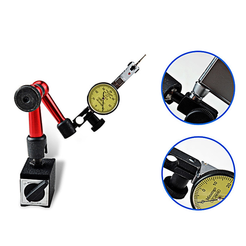 Mini Metall Base wählen Prüfung Indikator einstellen Halter Korrektur Messgerät Tabelle Messung Werkzeug flexibel magnetisch Universal- Stand Hebel