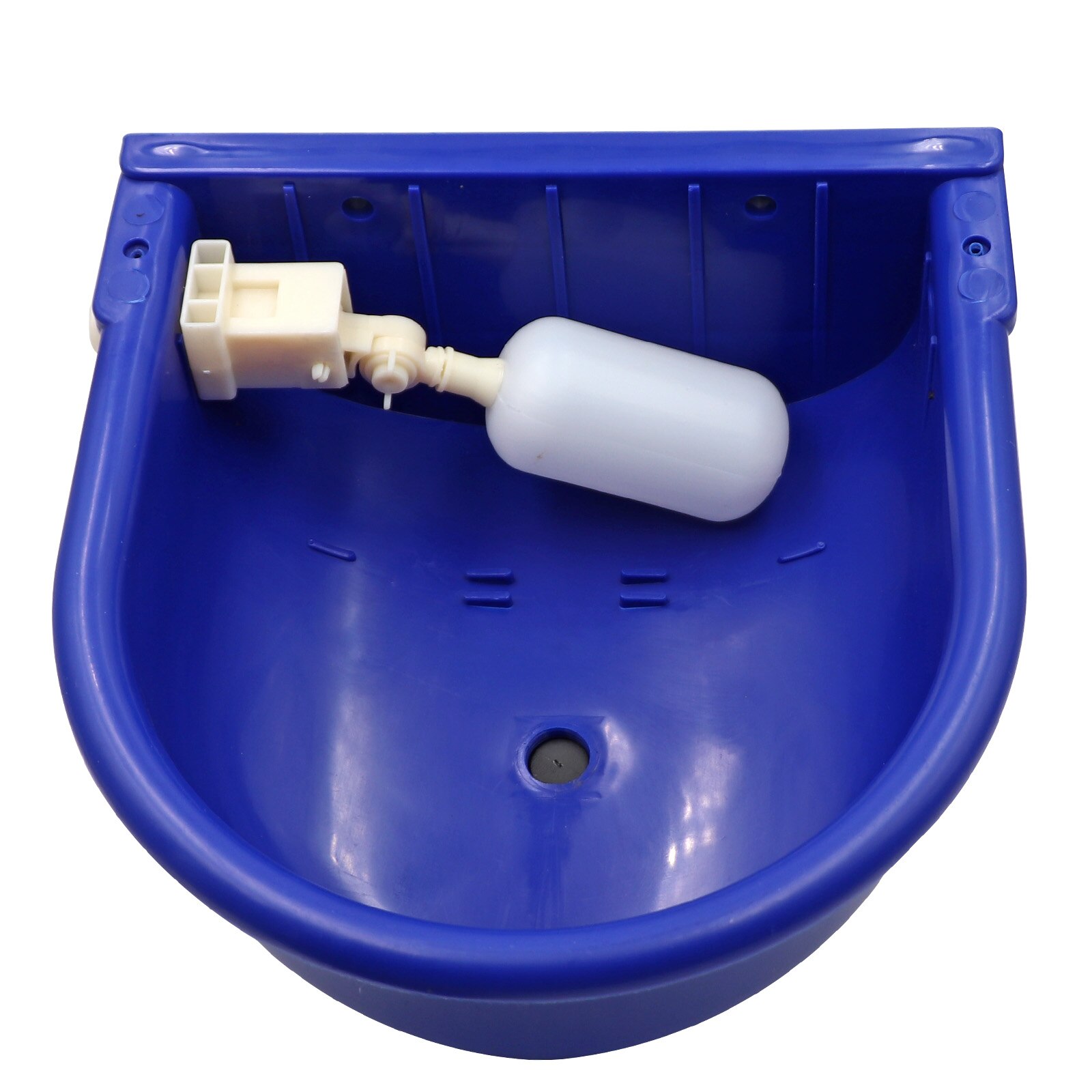 Blue Cow Horse Automatic Water Bowls High plastic Drinking Bowl Float Outlet For Livestock Cattle Dog Sheep Pig Feeder