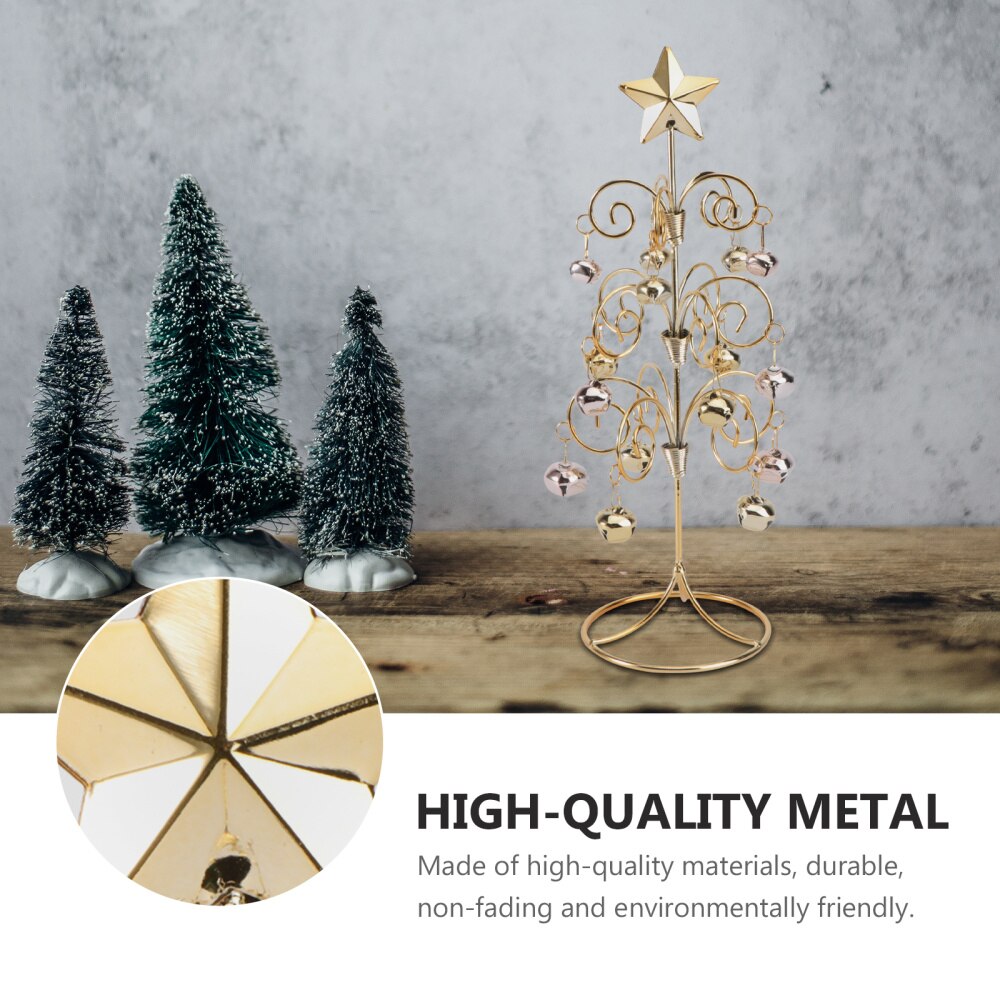 1 Pc Metal DIY Christmas Tree Exquisite Chic Venue Decoration Prop (Golden)