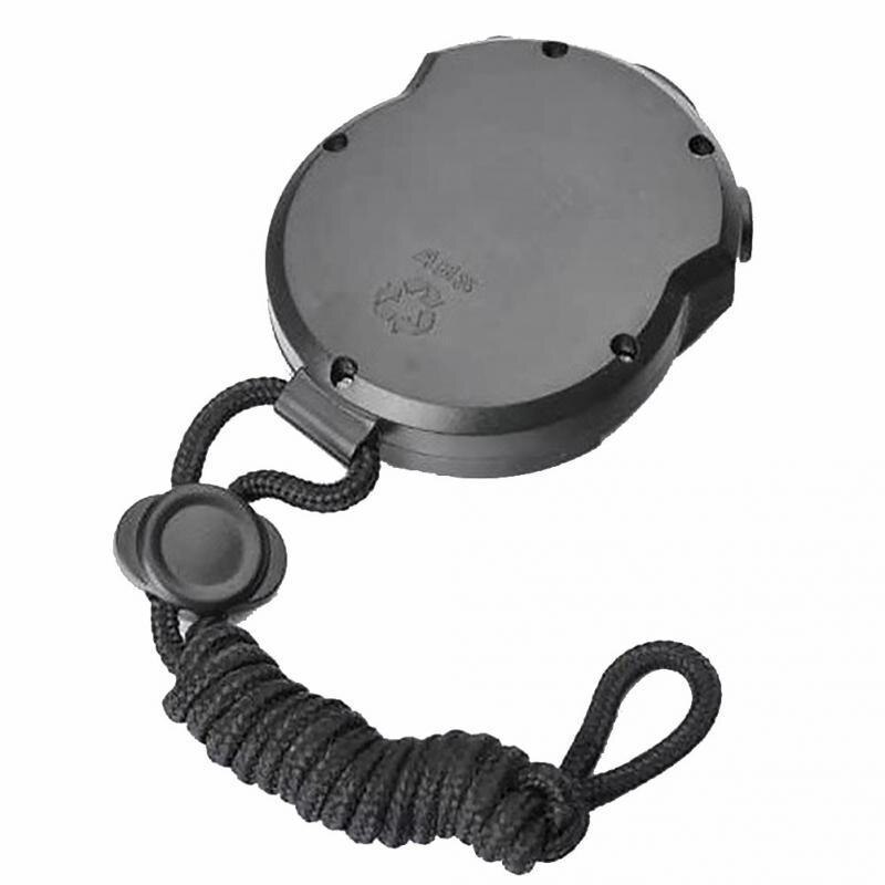Classic Digital Handheld LCD Chronograph Sports Stopwatch Timer Stop Watch with string Button battery convenient