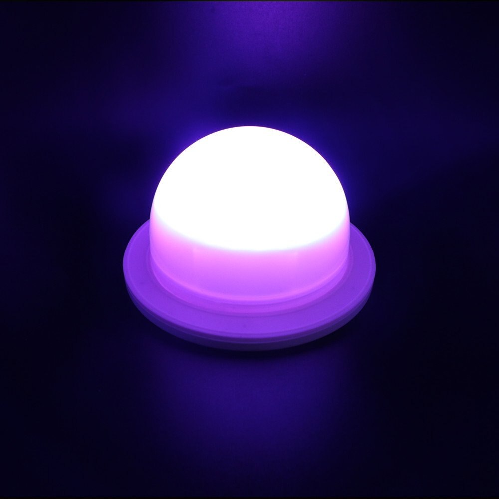 Base de luz RGBW recargable con control remoto, módulo LED resistente al agua 5050SMD, potenciador de luz colgante para muebles debajo de la Mesa y el árbol: 6Pcs SMD RGBW