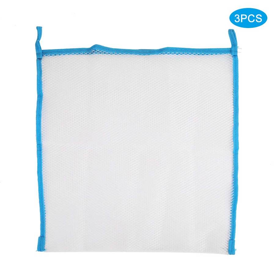 Storage Bag High Strength Polyester Mesh Toy Bag Resilience Non-Ironing Door Balcony Hangs Wall: Default Title