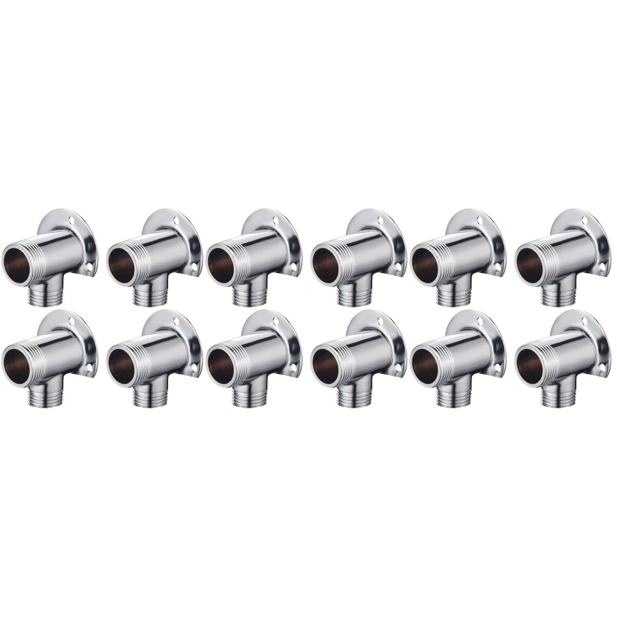 12 pcs Alloy Shower Concealed Installation To Surface Installation Base Fittings Joint: Default Title