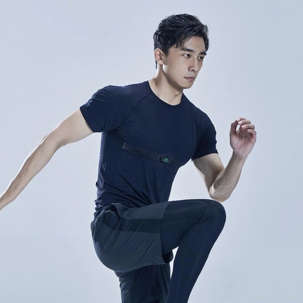 Xiaomi-Camiseta deportiva Mijia Smart ADI ECG Chip, control del ritmo cardíaco, fatiga, análisis de profundidad, lavable y cómodo