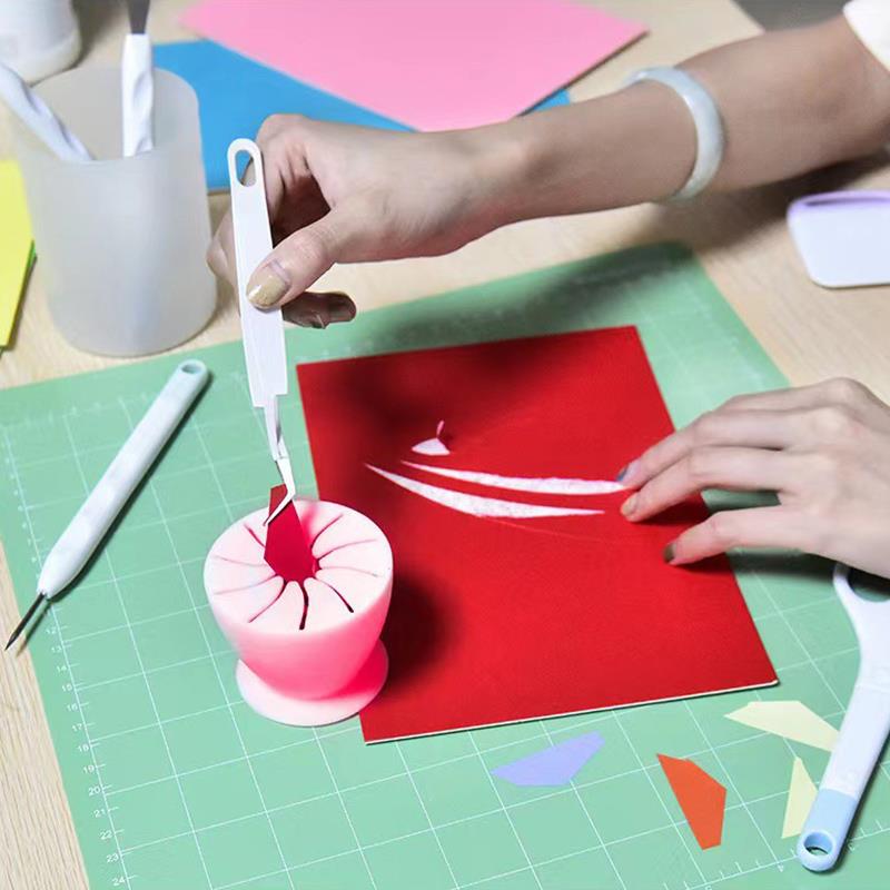 Scrapbook DIY Silhouette Relief Carving Tool 6-Piece Set Vinyl Weeding Tools Set Weeding Vinyl Starter Tool Kit For Cricut Joy