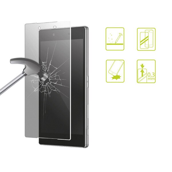 Tempered Glass Screen Protector for Alcatel U5 / Ascend 52 - Clear, Scratch-Resistant