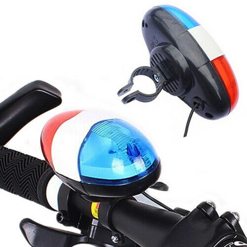 6 LED Fahrrad mountainbike rücklicht Fahrrad Polizei Licht Laute Sirene Klang Trompete Radfahren Horn Glocke Fahrrad Radfahren Zubehör