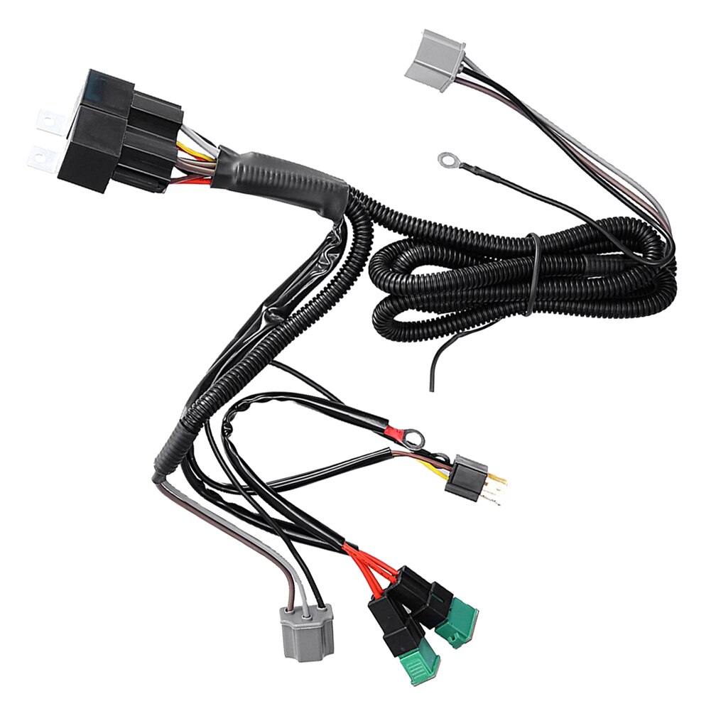 Dual High Low Beam Headlight Relay Wiring Harness Grandado