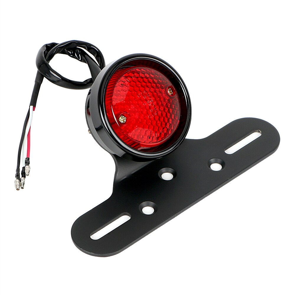 LEEPEE LED Motorcycle Tail Brake Stop Light Moto Rear Lights Taillight Cafe Racer