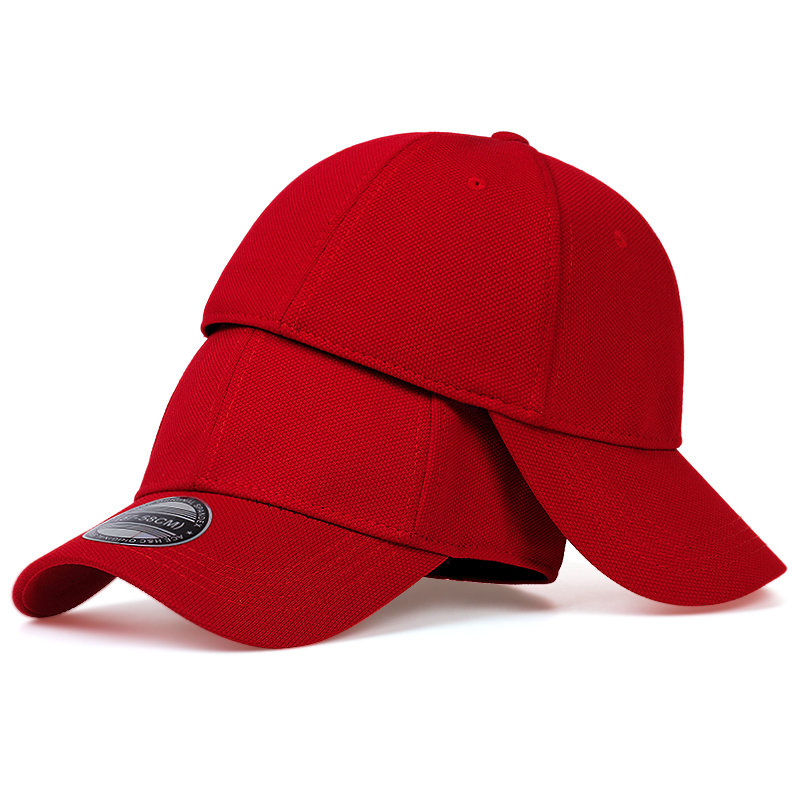 2025 Gorra de béisbol de para hombre, Gorras Snapback, Gorras para hombre, gorra completa cerrada, Gorras para mujer, gorra de camionero masculina de hueso: Rojo