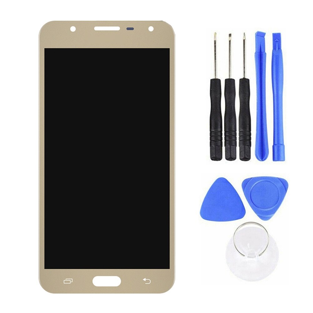 Ersetzen AMOLED Touchscreen Digitizer für Samsung Galaxis J7 Neo J701 J701F J701M: golden