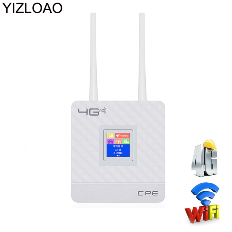 Yizloao 4G Draadloze Modem Toegang Punten Router 4G Plus 150Mbps 4G/Sim Wifi Router Mobiele hotspot Wifi Antenne Rj45 Poort