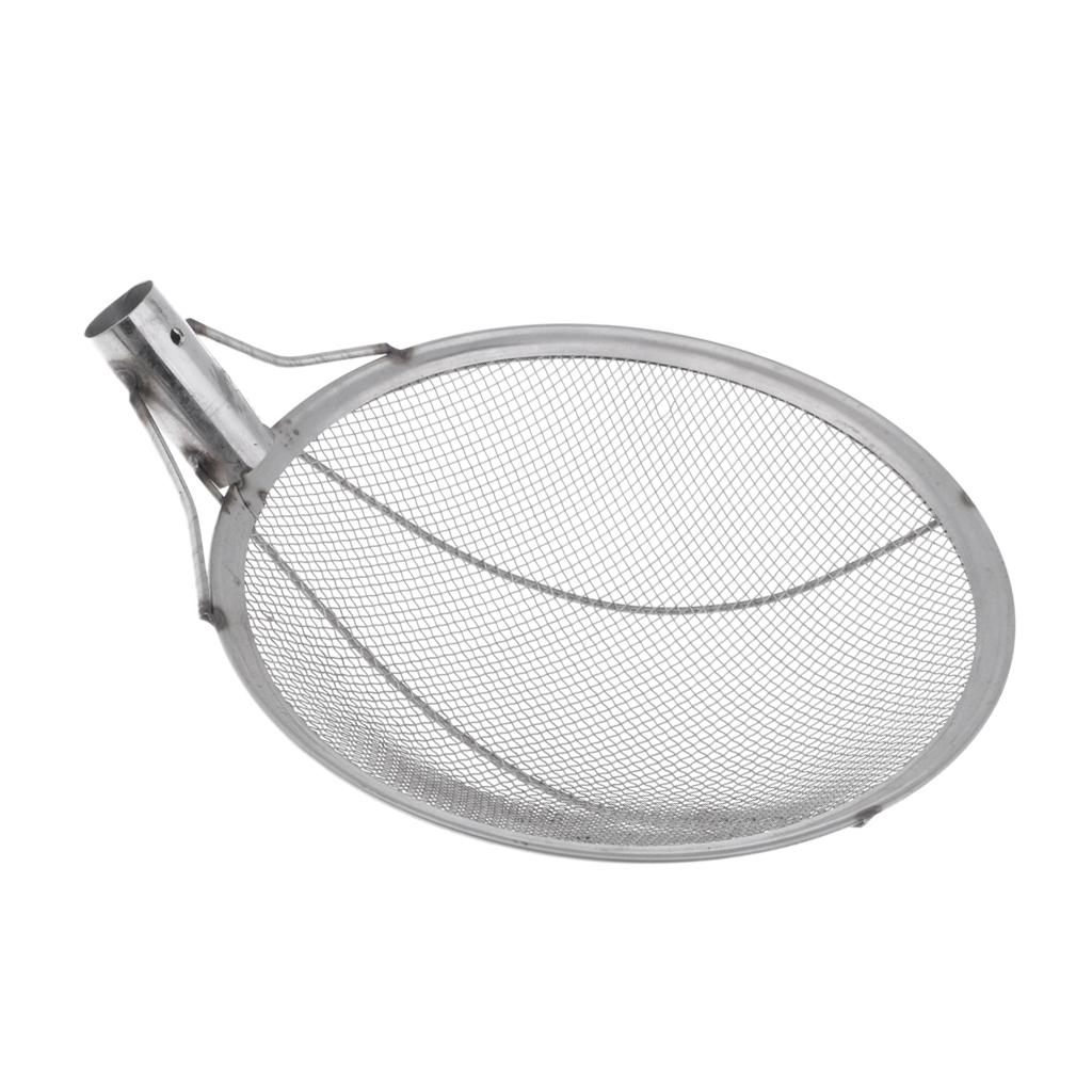 Portable Fishing Landing Net Steel Wire Alloy Frame Fishing Keeper Netting