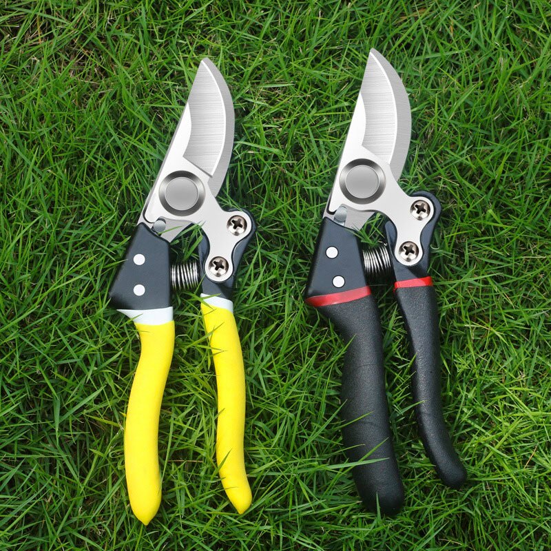 Garden Hand Pruner With SK5 Steel Blades Pruning Shear Garden Cutting Tools For Tree Trimmers Orchard Shears