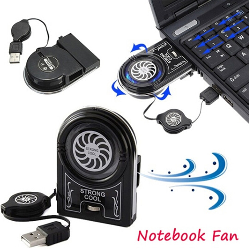 Flexibele Externe Mini Vacuüm Sterke Cool Air Extract Usb Notebook Laptop Cooling Koeler Fan Pad Voor Notebook Laptop