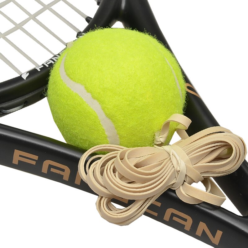 1 pc FANGCAN FCA-03 balle de Tennis d'entraînement avec chaîne élastique plate jaune pour l'entraînement