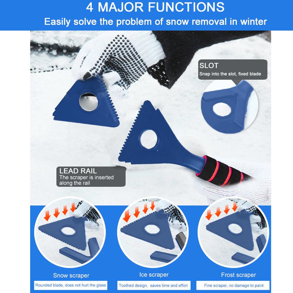 Three-in-one Winter Multifunctional Snow Scraper Removable Snow Removal Deicing Defrost Snow Removal Shovel
