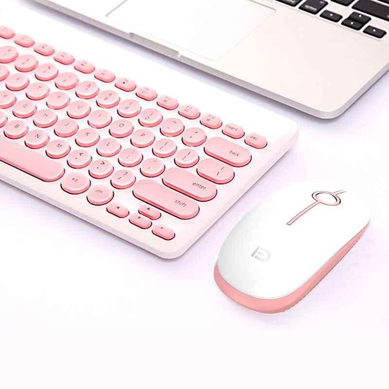 Mini Wireless Keyboard and Mouse Set for Notebook Laptops Tablets Phone Home Office Laptop Accessories