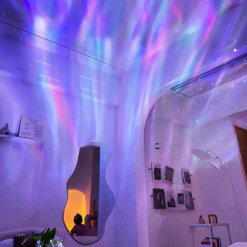 Sterrenhemel Galaxy Omgevingslicht Home Star Projector Galaxy Projector Galaxy Light Projector Slaapkamer Nachtkastje Lamp