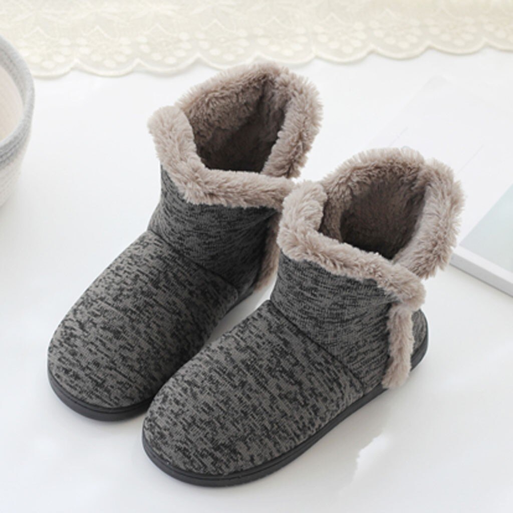 Winter warm Models Home slipper men shoes Soft Warm Winter Home Boots Thick Cotton Shoes Large Size Non-Slip slipper