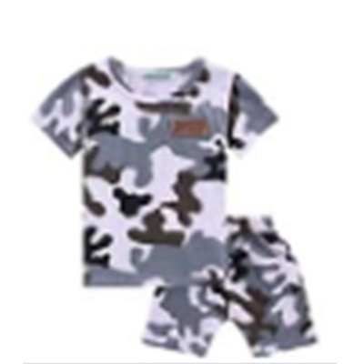 2022 Zomer Thuis En Slaap Kleding Voor Kids Pyjama Sets Gedrukt Korte Mouw Shorts 2 Stuks Pak Leisure Baby Meisjes dwarsliggers Sets: Watermelon Red / 18-24M 90