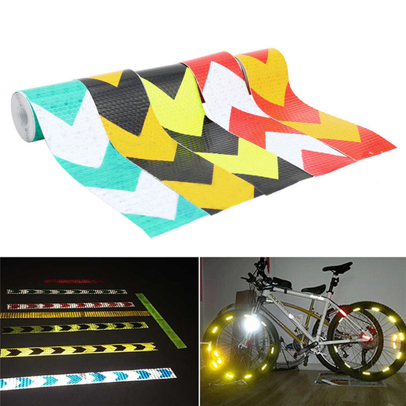 5 cm * 3 m Auto Reflecterende Tape Decoratie Stickers Auto Waarschuwing Veiligheid Reflectie Tape Film Auto Reflector Sticker op auto Styling
