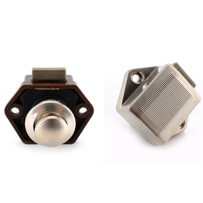 Camper Car Push Lock RV Caravan Boat Motor Home Cabinet Drawer Latch Button Locks for Furniture Hardware