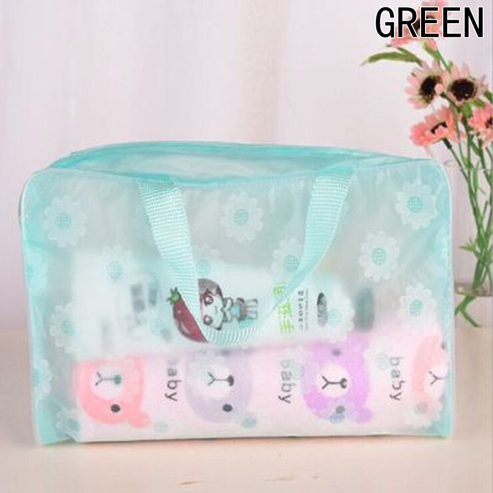 Waterproof PVC Makeup Cosmetics Bags Clear Transparent Travel Storage Box Wash Bathing Make Up Bag