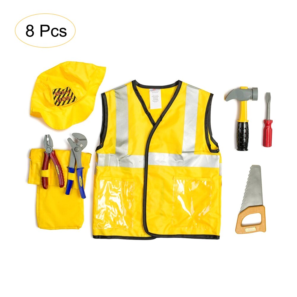 Innovatieve Bouwvakker Kostuum Rollenspel Kit Set Techniek Dress Up Educatief Speelgoed