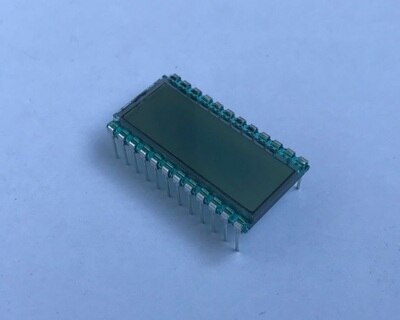 24PIN TN positiva 3 dígitos Panel LCD de segmentos sin retroiluminación 3V