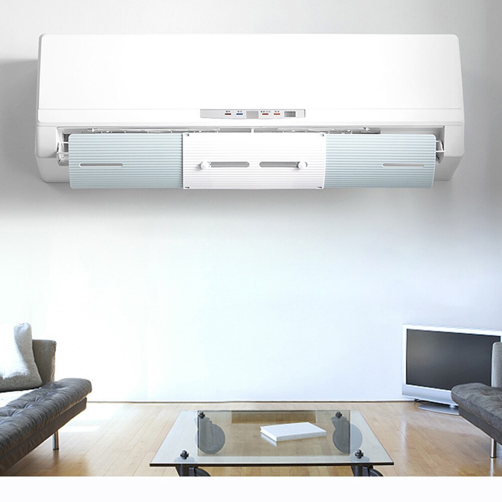 Adjustable Air Conditioner Cover Windshield Airconditioner Deflector Baffle Shield Wind Guide Month Straight Anti-wind Shield