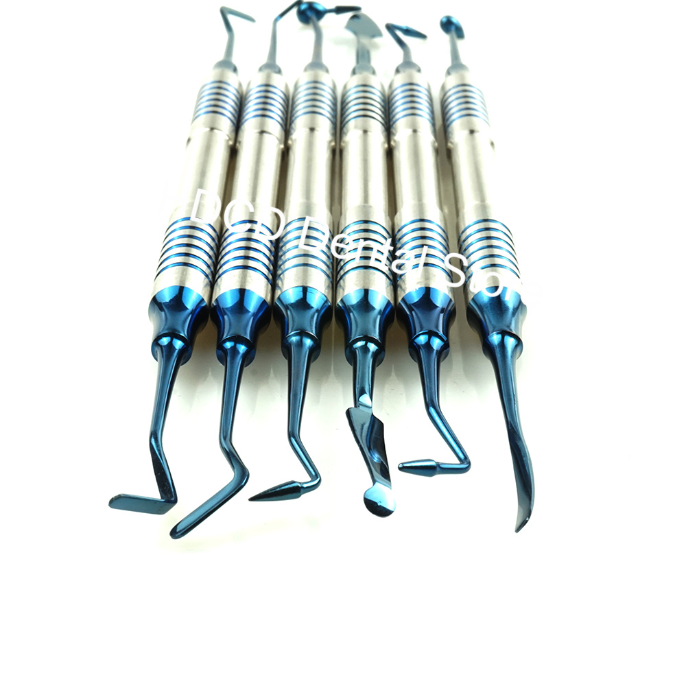 6Pcs Dental Resin Filling Tools Composite Filling Spatula Stainless Steel Dentistry Repair Instrument Dentist Material