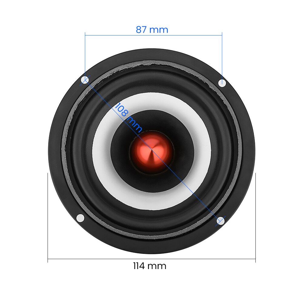 AIYIMA 1Pcs 4 Inch Full Range Speaker Column 8 Ohm 25W Sound Amplifier Speaker Unit Loudspeaker Home Theater DIY