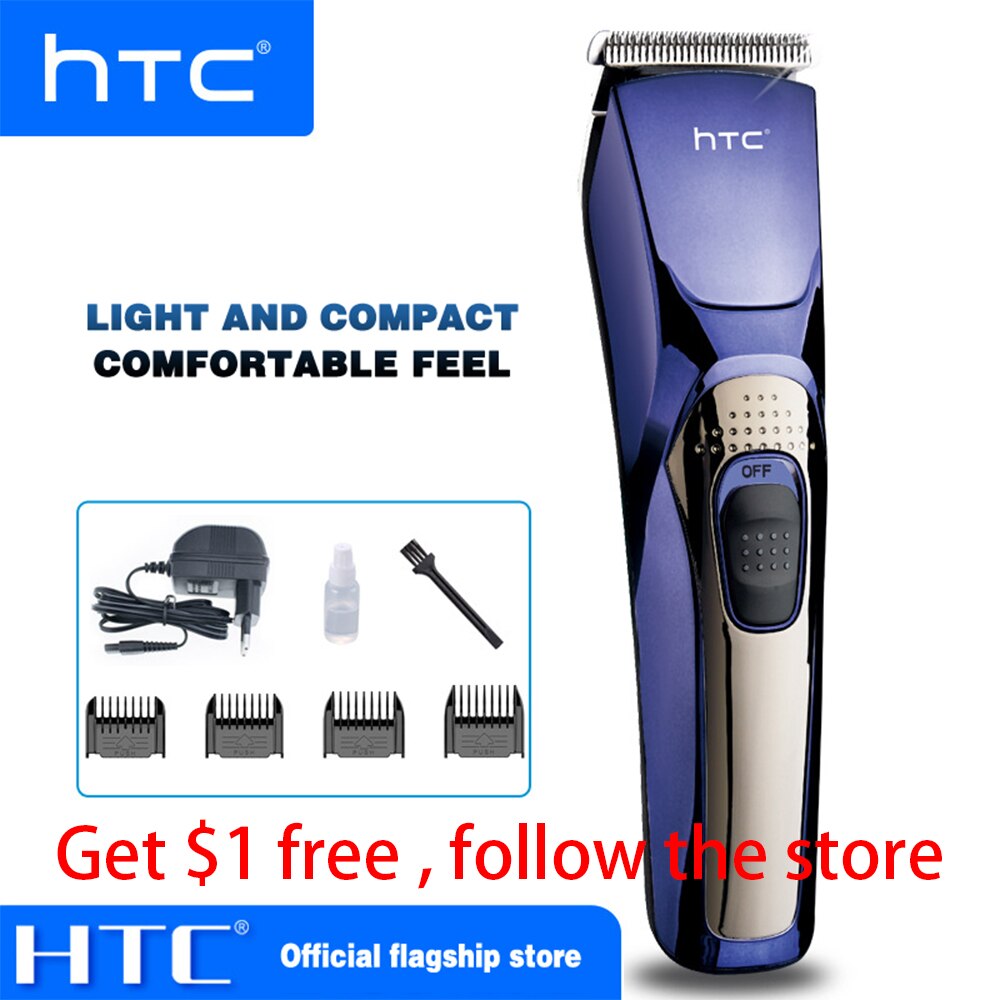 HTC AT-228B Hair Clipper Haircut Trimmer Adjustable Electric Hair Shaver Razor Salon Adult Children Chargeable