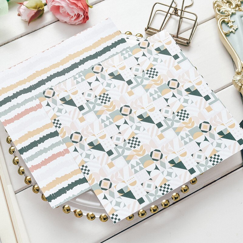 Kljuyp 12 arkkia kettu metsässä scrapbooking tyynyt paperi origami taide tausta paperikortti tehdä itse leikekirja paperi askartelu