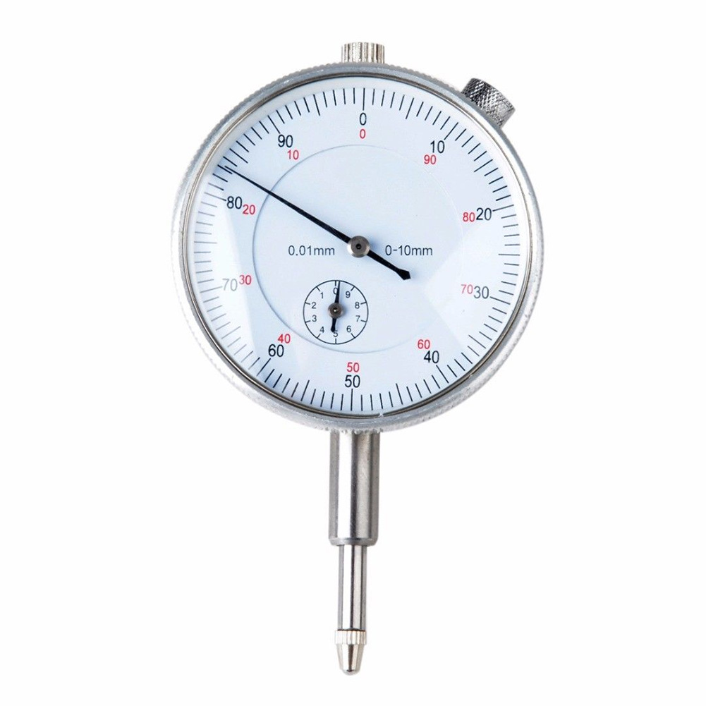 0-10Mm Meter Precisie Dialgauge Industriële Werk Dial Indicator Draagbare Meetinstrument Gauge 0.01Mm Resolutie Analoge