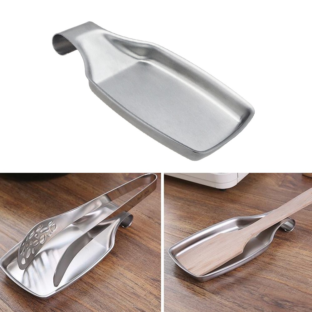 1 st kökstillbehör rostfritt stål förvaringsverktyg kökstillbehör köksarrangör skedställ stå skedhållare