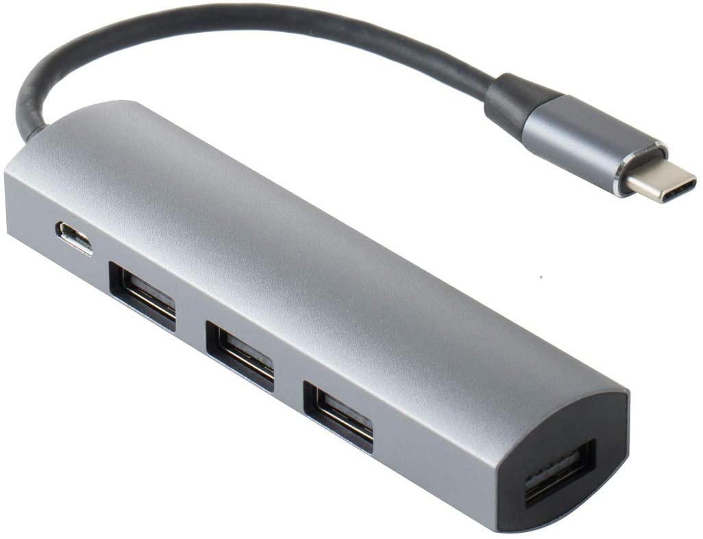 USB C Hub 4-Port Typ C Hub Adapter, Aluminium USB ... – Grandado