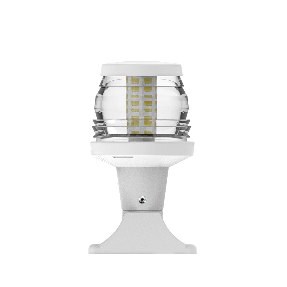 Boot Accessoires Marine Navigatie Licht Wit Allround Lamp Vast Monteren Basis Meerdere Stijlen Led Licht Wit/Zwart Behuizing