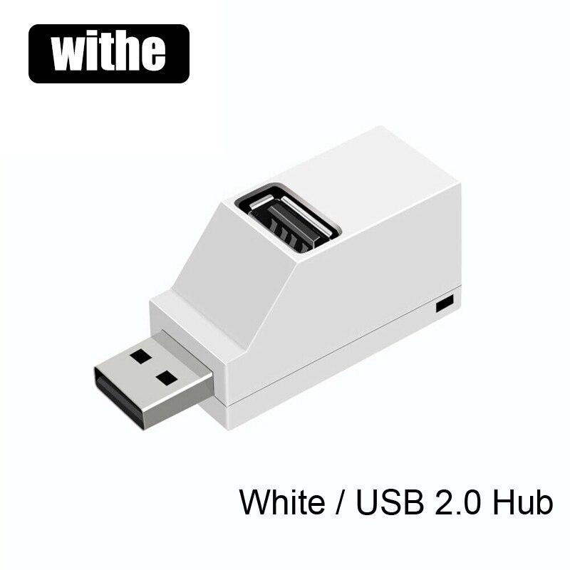 3 in 1 USB 3.0 Hub For Laptop PC Computer USB 3.0/2.0 Splitter Adapter For Notebook Dell Lenovo Computer Accessories: White USB 2.0 HUB