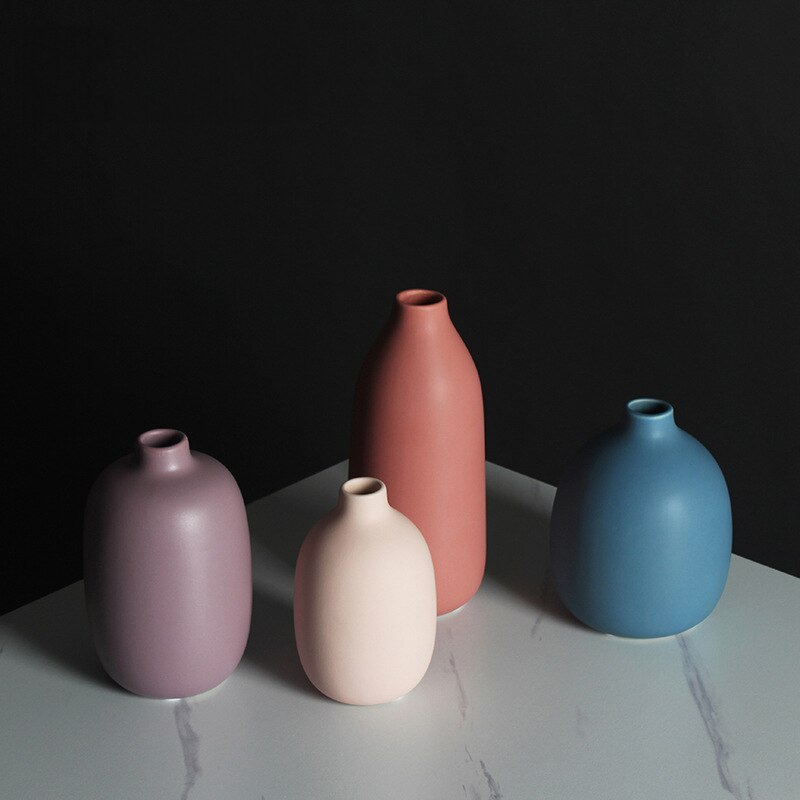 Morandi bloemenvazen klein voor eettafel woonkamer bruiloft middelpunt hotel kantoor scandinavische huisdecoratie keramische vaas pot