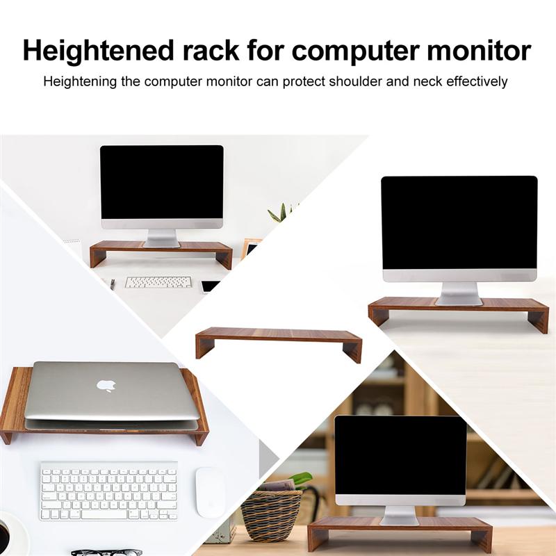 Multi-function Desktop Monitor Stand Computer Screen Riser Shelf Plinth Strong Laptop Stand Desk Holder For Notebook TV